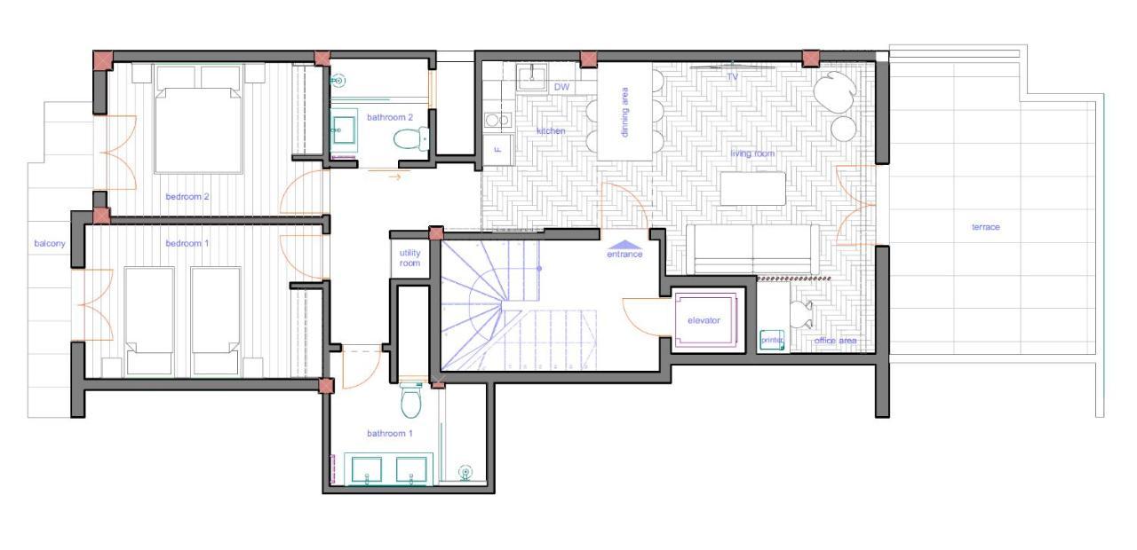 Athena Blue Lux Apartments 2Br 2Ba With City Skyline View, Near Kolonaki Exterior foto