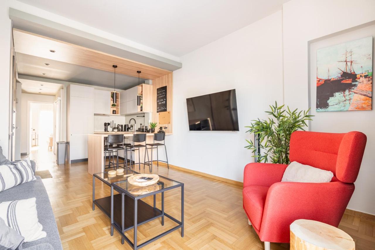Athena Blue Lux Apartments 2Br 2Ba With City Skyline View, Near Kolonaki Exterior foto
